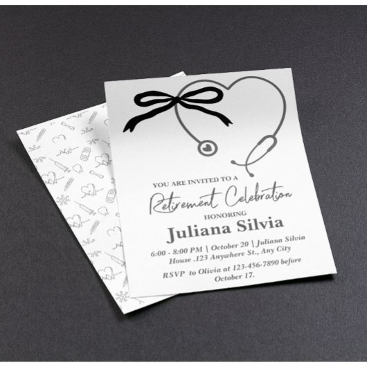 ナースカスタムドクターリタイアパーティー チラシ