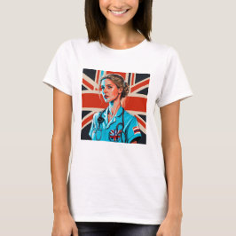 ナースカスタム写真ママ妻ガールフレンド Tシャツ