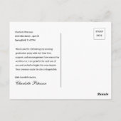 ナースカスタム卒業式パーティーありがとう ポストカード (裏面)