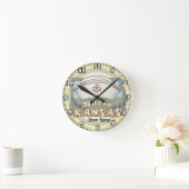 ナースカスタム時計 ラウンド壁時計 (ホーム)