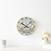 ナースカスタム時計 ラウンド壁時計 (ホーム)