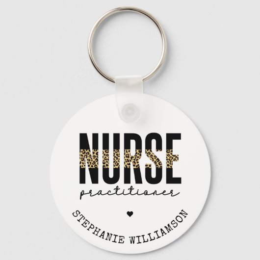 ナースカスタム開業医NPチーター卒業 キーホルダー (正面)
