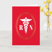 ナースカドゥーセウス挨拶カード カード (黄色い花)