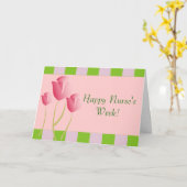 ナースカードハッピーナースズウィーク カード (黄色い花)