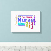 ナースキャンバスアート キャンバスプリント (インサイチュ (ウッドフロア))