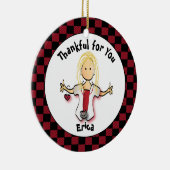 ナースギフトおもしろい-ナース用ギフト セラミックオーナメント (右)