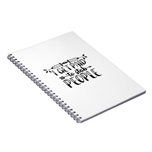 ナースギフトお金で人を刺す ノートブック (右側)