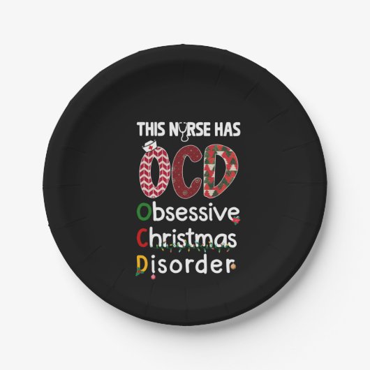 ナースギフトこのナースのOCD ペーパープレート (正面)