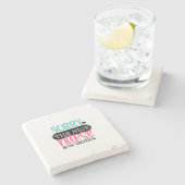 ナースギフトごめんいいナースは休暇にある ストーンコースター (横)