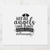 ナースギフトすべての天使が翼を持っているわけではない ビールラベル (シングルラベル)