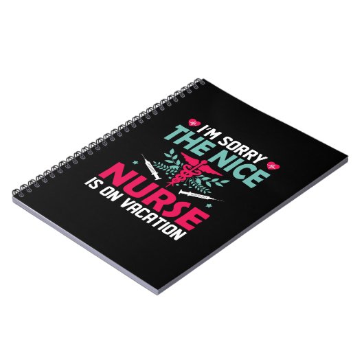 ナースギフトアイザゴメンザナイスナース ノートブック (左側)