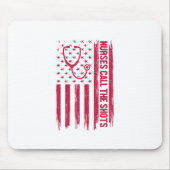 ナースギフトナースがショットを呼び出す マウスパッド (正面)