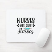 ナースギフトナースは私たちのヒーロー マウスパッド (マウス)