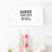 ナースギフトナースは私たちのヒーロー 横断幕 (インサイチュ)