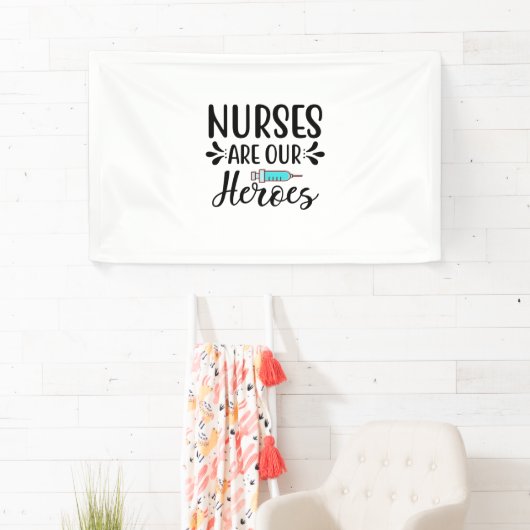 ナースギフトナースは私たちのヒーロー 横断幕 (インサイチュ)