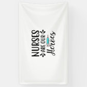 ナースギフトナースは私たちのヒーロー 横断幕 (縦)