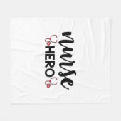 ナースギフトナースヒーロー フリースブランケット (正面(横))