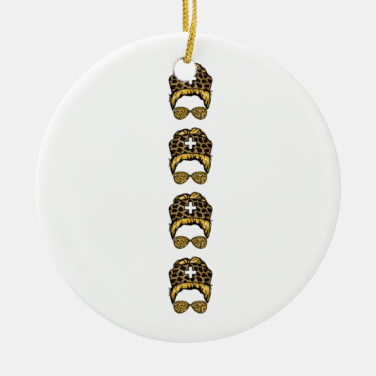 ナースギフトナースペンラップバンドル セラミックオーナメント (正面)