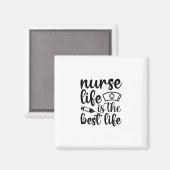 ナースギフトナースライフは最高のライフ マグネット (正面/裏面)