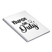 ナースギフトナース勤務中 ノートブック (右側)