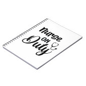 ナースギフトナース勤務中 ノートブック (左側)