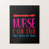 ナースギフトナース私が取引できる ジグソーパズル (縦)