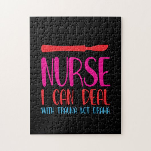 ナースギフトナース私が取引できる ジグソーパズル (縦)