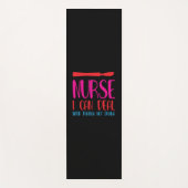 ナースギフトナース私が取引できる ヨガマット (正面)