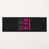 ナースギフトナース私が取引できる ヨガマット (正面(横))