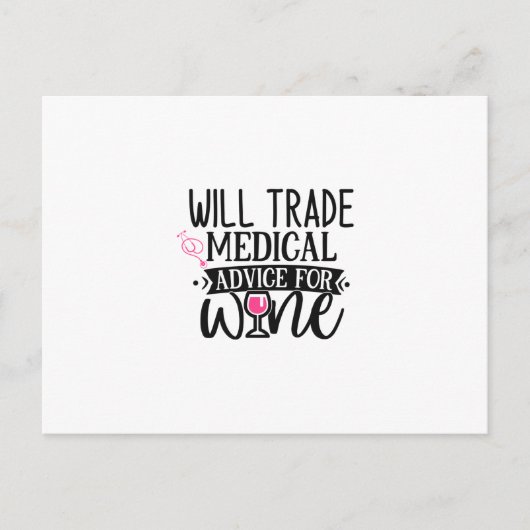 ナースギフトナース貿易医療アドバイス ポストカード (正面)