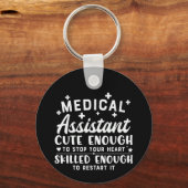 ナースギフトメディカルアシスタント可愛い キーホルダー (正面)