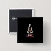 ナースギフトメリークリスマス 缶バッジ (正面&裏面)