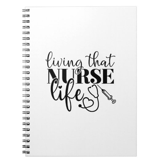 ナースギフトリビングそのナースライフ ノートブック (正面)