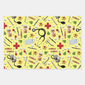 ナースギフト包装紙シート ラッピングペーパーシート (正面3)