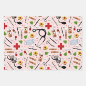 ナースギフト包装紙シート ラッピングペーパーシート (正面)