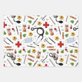 ナースギフト包装紙シート ラッピングペーパーシート (正面)