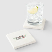 ナースギフト来ナースウィルスGo ストーンコースター (横)