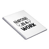 ナースギフト看護は仕事 ノートブック (右側)