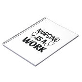 ナースギフト看護は仕事 ノートブック (左側)