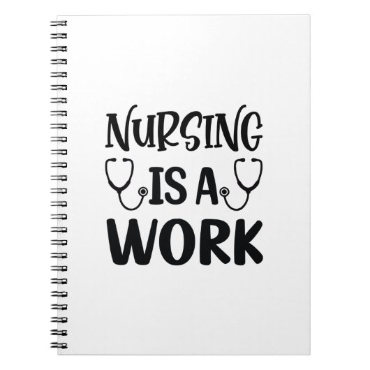 ナースギフト看護は仕事 ノートブック (正面)