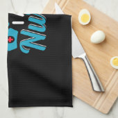 ナースギフト私は家にいることができない キッチンタオル (四つ折り)