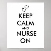 ナースギフト聴診器保の穏やかさとナース ポスター (正面)