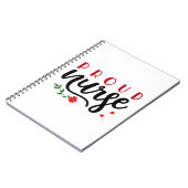 ナースギフト誇りを持ったナース ノートブック (左側)