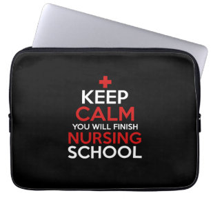 ナースギフト  保落ち着いて終わります ラップトップスリーブ