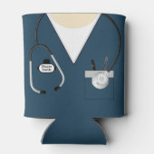 ナースギフト、看護学校卒業、聴診器 缶クーラー (裏面)