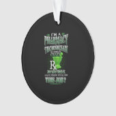 ナースギフト|私は薬局の技術者です オーナメント (正面)