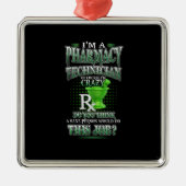 ナースギフト|私は薬局の技術者です メタルオーナメント (正面)