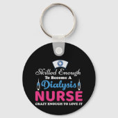ナースギフトA透析ナース 熱狂する キーホルダー (正面)