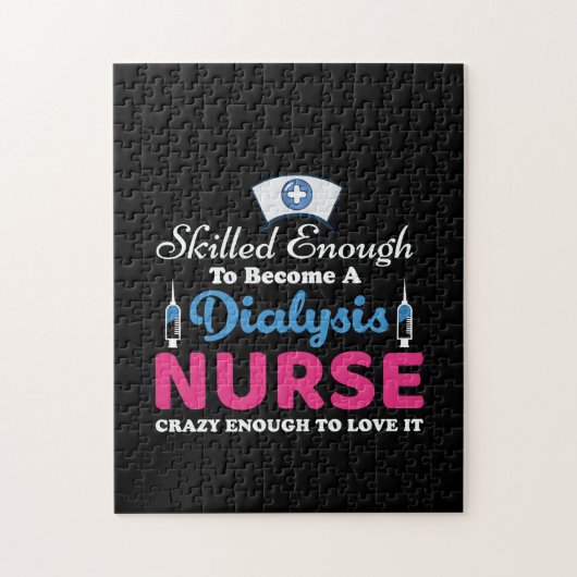 ナースギフトA透析ナース 熱狂する ジグソーパズル (縦)