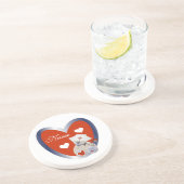 ナースクマハートTシャツとギフト コースター (側面)